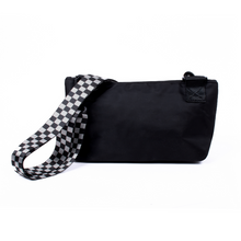 Load image into Gallery viewer, Westend Interchangeable Checkered Strap Nylon Crossbody Bag – Versatile & Stylish