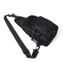 Load image into Gallery viewer, Stylish Crossbody Sling Bag with Netted Side Pocket - Adjustable Strap - Black