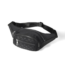 Load image into Gallery viewer, Nylon Quilted Waist Fanny Pack