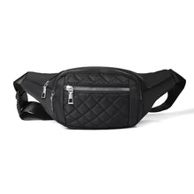Load image into Gallery viewer, Nylon Quilted Waist Fanny Pack