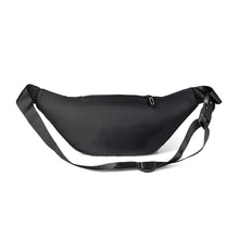 Load image into Gallery viewer, Westend Black Nylon Waist Fanny Pack with Adjustable Strap