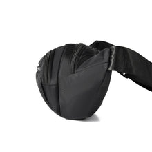 Load image into Gallery viewer, Westend Black Nylon Waist Fanny Pack with Adjustable Strap