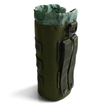 Load image into Gallery viewer, Military-style water bottle bag in green