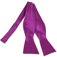 Load image into Gallery viewer, Freestyle Fushia woven bow tie made from micro polyester