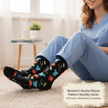 Load image into Gallery viewer, Women's Doctor & Nurse Pattern Novelty Socks