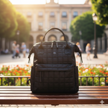 Load image into Gallery viewer, Nollia Ladies Square Quilted Commuter Backpack