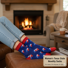 Load image into Gallery viewer, Women's Texas State Flag Novelty Socks