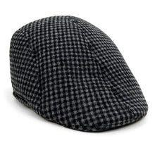 Load image into Gallery viewer, Westend Fall/Winter Charcoal Checkered Pattern Ivy Hat