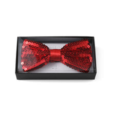 Load image into Gallery viewer, Men's Big & Tall Sparkle Sequin Banded Bow Tie