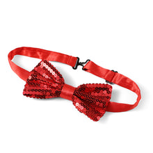 Load image into Gallery viewer, Men's Big & Tall Sparkle Sequin Banded Bow Tie