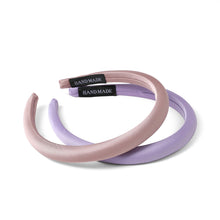 Load image into Gallery viewer, Ladies Classic Solid Color Satin Headband