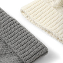 Load image into Gallery viewer, Ladies Winter Cable Knit Beanie with Pom