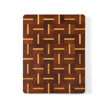 Load image into Gallery viewer, Handcrafted 3D Checkered Acacia Wood Cutting Board