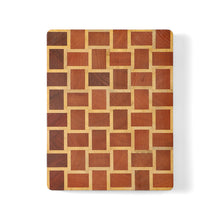Load image into Gallery viewer, Handcrafted 3D Checkered Acacia Wood Cutting Board