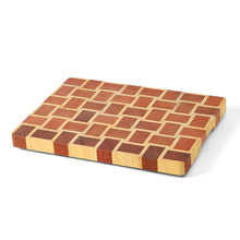 Load image into Gallery viewer, Handcrafted 3D Checkered Acacia Wood Cutting Board