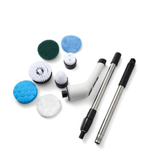 Load image into Gallery viewer, Cordless Electric Spin Scrubber - Power Cleaning Brush with Long Handle & 7 Brush Heads