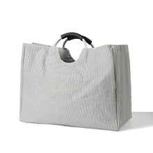 Load image into Gallery viewer, Collapsible Fabric Laundry Bag with Metal Handles