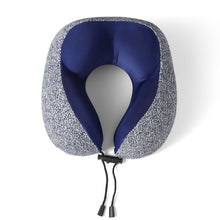 Load image into Gallery viewer, U-Shape Premium Memory Foam Neck Pillow – Ergonomic Travel Support (Gray/Blue or Pink)