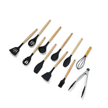 Load image into Gallery viewer, Kitchen Utensils Set - 11PCS Silicone Cooking Utensils with Holder