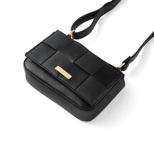 Load image into Gallery viewer, Nollia PU Woven Crossbody Bag with Adjustable Strap