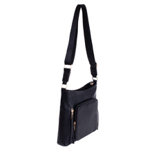 Load image into Gallery viewer, Nollia Ladies Black PU Large crossbody bag