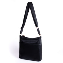Load image into Gallery viewer, Nollia Ladies Black PU Large crossbody bag