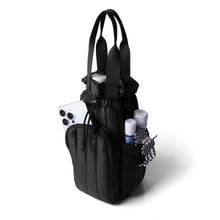 Load image into Gallery viewer, Nollia Quilted Nylon Water Bottle Holder - Stylish & Functional Crossbody - 5 Colors