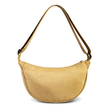 Load image into Gallery viewer, Sporty camel crescent-shaped nylon shoulder bag