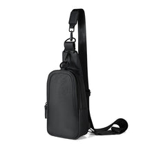 Load image into Gallery viewer, Black PU Leather Crossbody Bag – Durable & Versatile