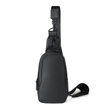 Load image into Gallery viewer, Black PU Leather Crossbody Bag – Durable & Versatile