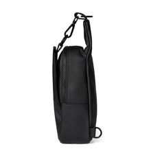 Load image into Gallery viewer, Black PU Leather Crossbody Bag – Durable & Versatile