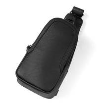 Load image into Gallery viewer, Black PU Leather Crossbody Bag – Durable & Versatile