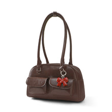 Load image into Gallery viewer, Frankie Shoulder Bag with Bow Heart Charm