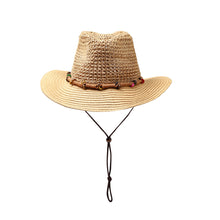 Load image into Gallery viewer, Ladies Straw Western Cowboy Hat