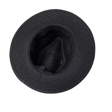 Load image into Gallery viewer, Ladies Wide Brim Straw Sun Hat
