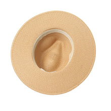 Load image into Gallery viewer, Ladies Wide Brim Sun Straw Hat with Braided Band