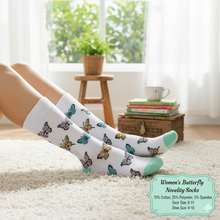 Load image into Gallery viewer, Women's Butterfly Novelty Socks