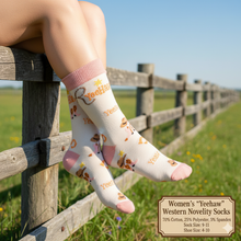 Load image into Gallery viewer, Women's 'Yeehaw' Western Novelty Socks