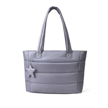 Load image into Gallery viewer, Aime Commuter Tote with Luggage Strap Carry with Star Charm