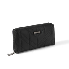 Load image into Gallery viewer, Ladies Chervon Quilt Zip Around Wallet