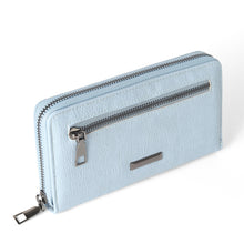 Load image into Gallery viewer, Textured PU Leather Zip Wallet
