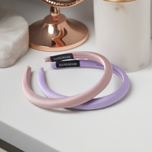 Load image into Gallery viewer, Ladies Classic Solid Color Satin Headband