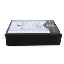 Load image into Gallery viewer, Men's Cotton Solid, Striped & Plaid Gray Handkerchiefs 3 Piece Set