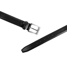 Load image into Gallery viewer, Umo Lorenzo Men's Cut to Fit Genuine Leather Belt – Black