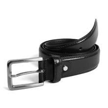 Load image into Gallery viewer, Umo Lorenzo Men's Cut to Fit Genuine Leather Belt – Black