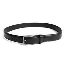 Load image into Gallery viewer, Umo Lorenzo Men's Cut to Fit Genuine Leather Belt – Black