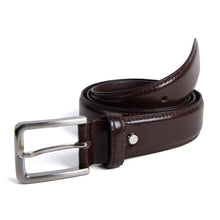 Load image into Gallery viewer, Umo Lorenzo Men's Cut to Fit Genuine Leather Belt – Brown