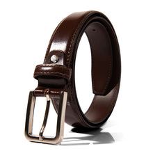 Load image into Gallery viewer, Umo Lorenzo Men's Cut to Fit Genuine Leather Belt – Brown