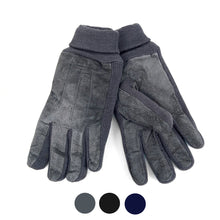 Load image into Gallery viewer, Men's Genuine Leather Winter Gloves with Soft Acrylic Lining
