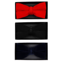 Load image into Gallery viewer, Men's Velvet Banded Bow Tie
